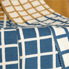 Sveda Reversible Squares Throw, Mustard/Blue - Throws - 2 - thumbnail
