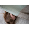 Vena Throw Blanket, Mint/Grey - Throws - 5 - thumbnail