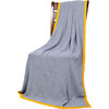 Piazza Throw Blanket, Yellow/Navy - Throws - 4