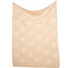 Twin Hearts Baby Blanket Set, Linen/Natural - Blankets - 2 - thumbnail