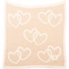 Twin Hearts Baby Blanket Set, Linen/Natural - Blankets - 6 - thumbnail
