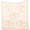 Twin Hearts Baby Blanket Set, Linen/Natural - Blankets - 7 - thumbnail