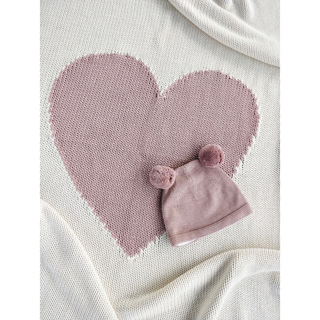 Baby Love Blanket, Natural/Pink