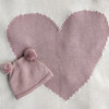 Baby Love Blanket, Natural/Pink - Blankets - 3 - thumbnail