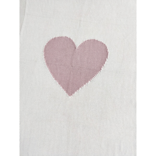 Baby Love Blanket, Natural/Pink - Blankets - 4
