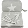 Stars Baby Blanket Set, Vanilla/Ivory - Blankets - 4 - thumbnail