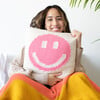 Smiley, Natural/Clutter Pink - Decorative Pillows - 2 - thumbnail
