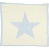 Stars Baby Blanket Set, Blue/Cream - Blankets - 5 - thumbnail