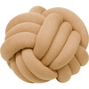 Knot, Medium Beige Mel - Decorative Pillows - 1 - thumbnail