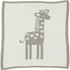 Giraffe Reversible Baby Blanket Set, Neutral - Blankets - 6 - thumbnail