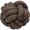 Knot, Dk brown Mel - Decorative Pillows - 1 - thumbnail