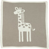 Giraffe Reversible Baby Blanket Set, Neutral - Blankets - 7 - thumbnail