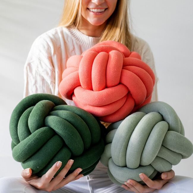 Knot, Forest Green - Decorative Pillows - 4