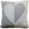 Hearts Dual, Grey - Decorative Pillows - 1 - thumbnail