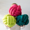 Knot, Neon Yellow - Decorative Pillows - 7