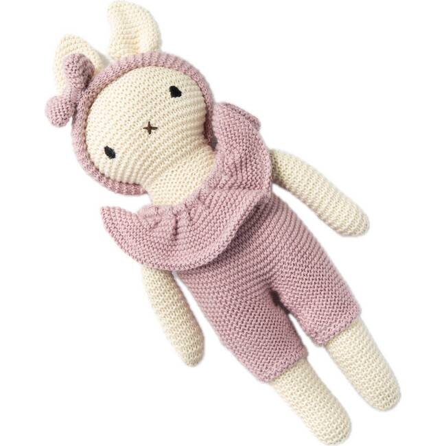 Bunny Head Band Jumpsuit, Dull Rose