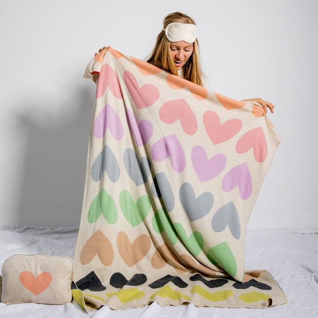 Blush Hearts Pastel - Blankets - 4