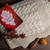 DOUBLE CABLE NATURAL MEL - Blankets - 2 - thumbnail
