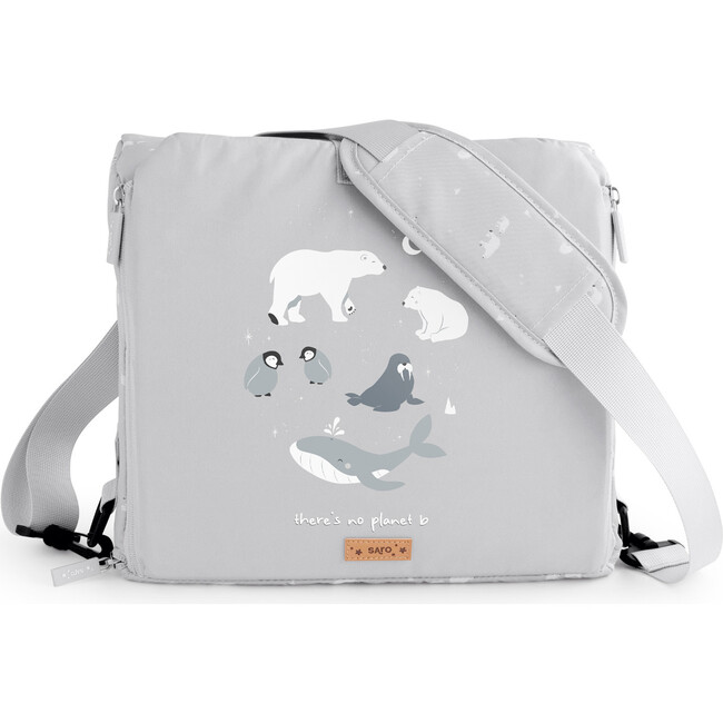 Portable Booster Seat,Glacier Grey