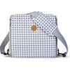 Portable Booster Seat, Grey Vichy - Booster Seats - 1 - thumbnail