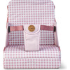Portable Booster Seat, Pink Vichy - Booster Seats - 2