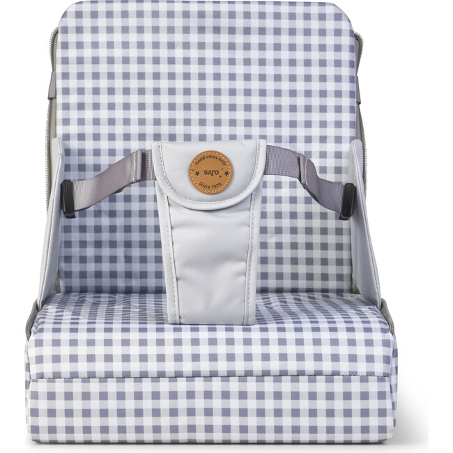 Portable Booster Seat, Grey Vichy