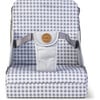 Portable Booster Seat, Grey Vichy - Booster Seats - 2 - thumbnail