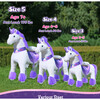 Model Ux Unicorn, Purple - Ride-Ons - 3