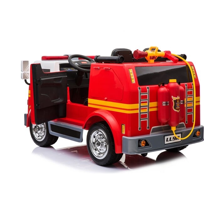 24V Freddo Fire Truck 2-Seater Ride on - Ride-Ons - 5