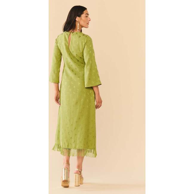 Ariana Dress Olive Chartreuse - Dresses - 4