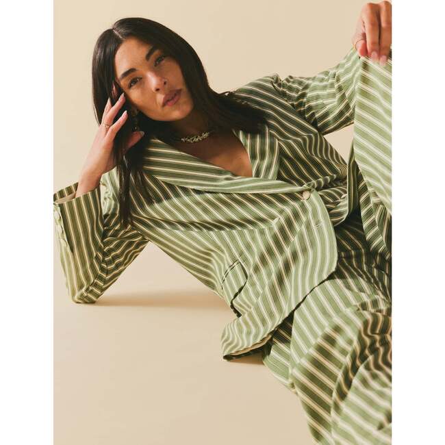 Meredith Blazer Meadow Stripe