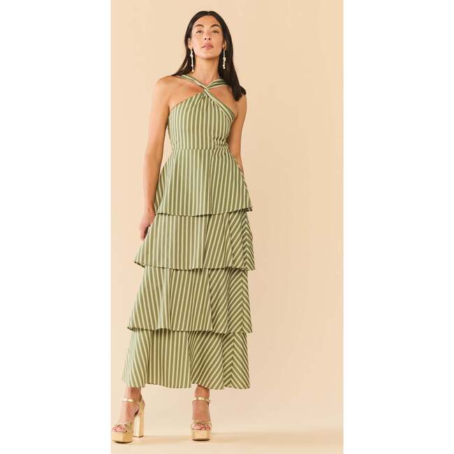 Emma Dress Meadow Stripe