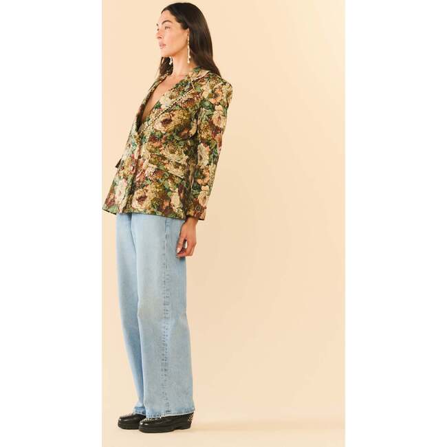 Meredith Blazer Flora Floral Jacquard