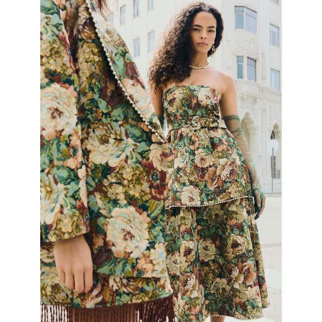 Daisy Dress Flora Floral Jacquard