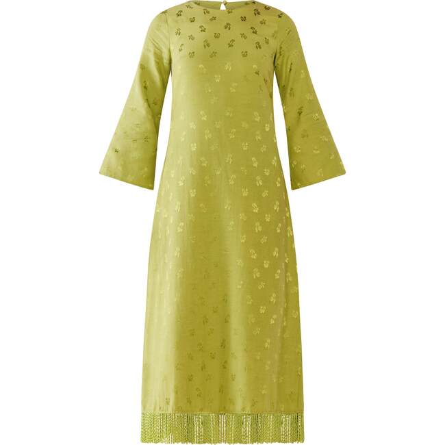 Ariana Dress Olive Chartreuse - Dresses - 5