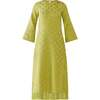 Ariana Dress Olive Chartreuse - Dresses - 5
