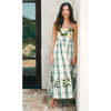 Lucy Dress x McKenzie DePinto Collaboration Cream & Green Plaid With Larsen Floral - Dresses - 4
