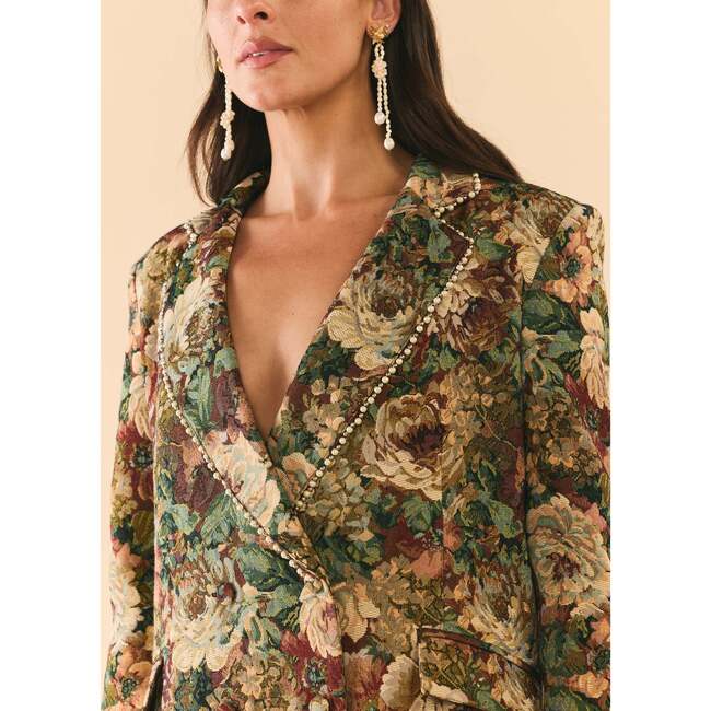 Meredith Blazer Flora Floral Jacquard - Blazers - 4