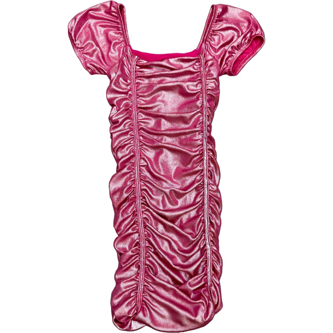 Girls Shimmer Amelia Dress, Pink
