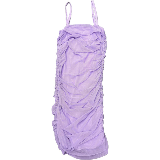 Girls Naomi Mesh Dress, Lavender