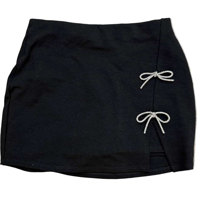 Girls Bow Skirt,Black