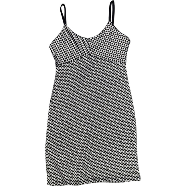 Brooklyn Dress, Black/White