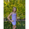 Girls Naomi Mesh Dress, Lavender - Dresses - 2 - thumbnail