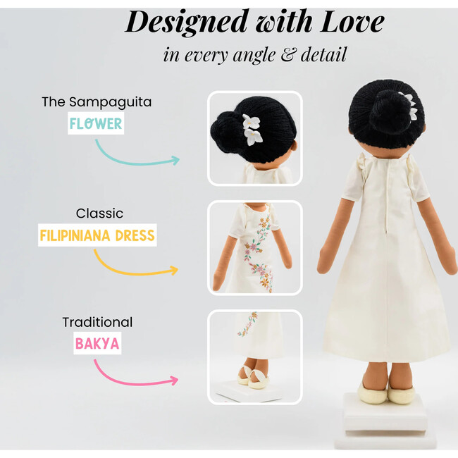 Filipina 'Malaya' Cultural Doll - Dolls - 3