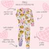 CRUZ Snug Fit Footed Sleeper, Waffling On - Footie Pajamas - 3 - thumbnail
