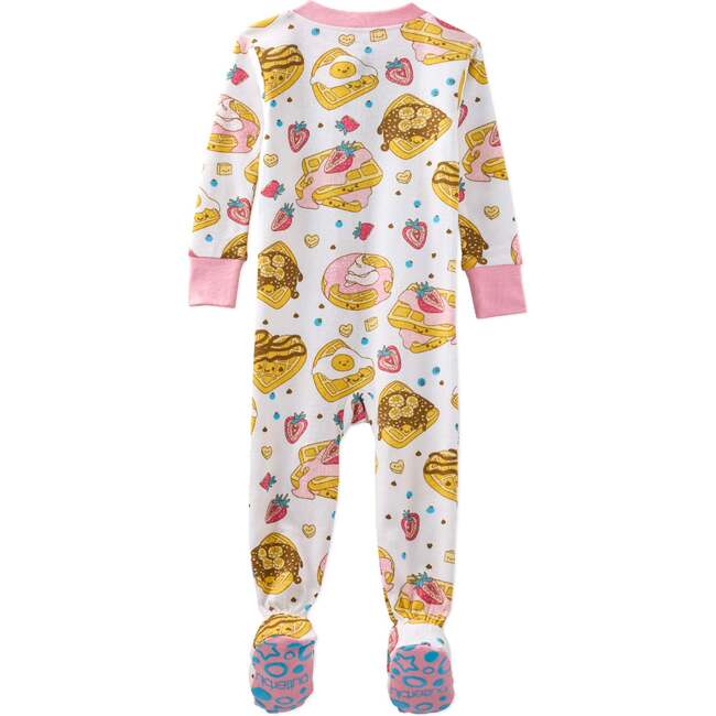 CRUZ Snug Fit Footed Sleeper, Waffling On - Footie Pajamas - 4