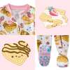 CRUZ Snug Fit Footed Sleeper, Waffling On - Footie Pajamas - 7 - thumbnail