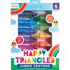 Happy Triangles Jumbo Crayons - Art Supplies - 1 - thumbnail