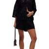 Shelli All Over Broderie Anglaise Shorts, Black - Shorts - 2