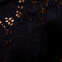 Shelli All Over Broderie Anglaise Shirt, Black - Blouses - 4